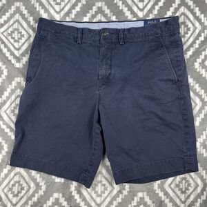 Polo Ralph Lauren Shorts Mens 34(36") Blue Performance Stretch Classic Fit